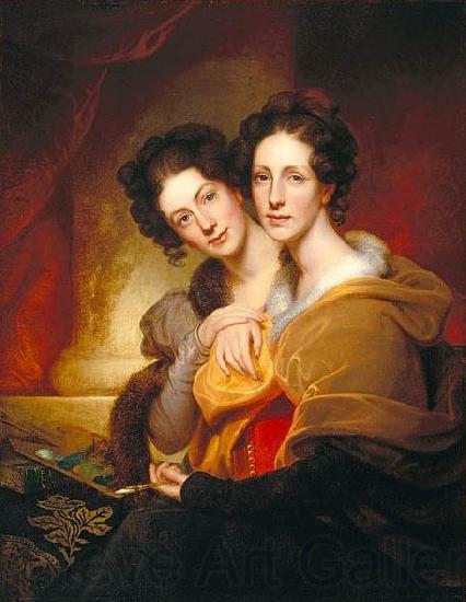 Rembrandt Peale The Sisters (Eleanor and Rosalba Peale) Spain oil painting art